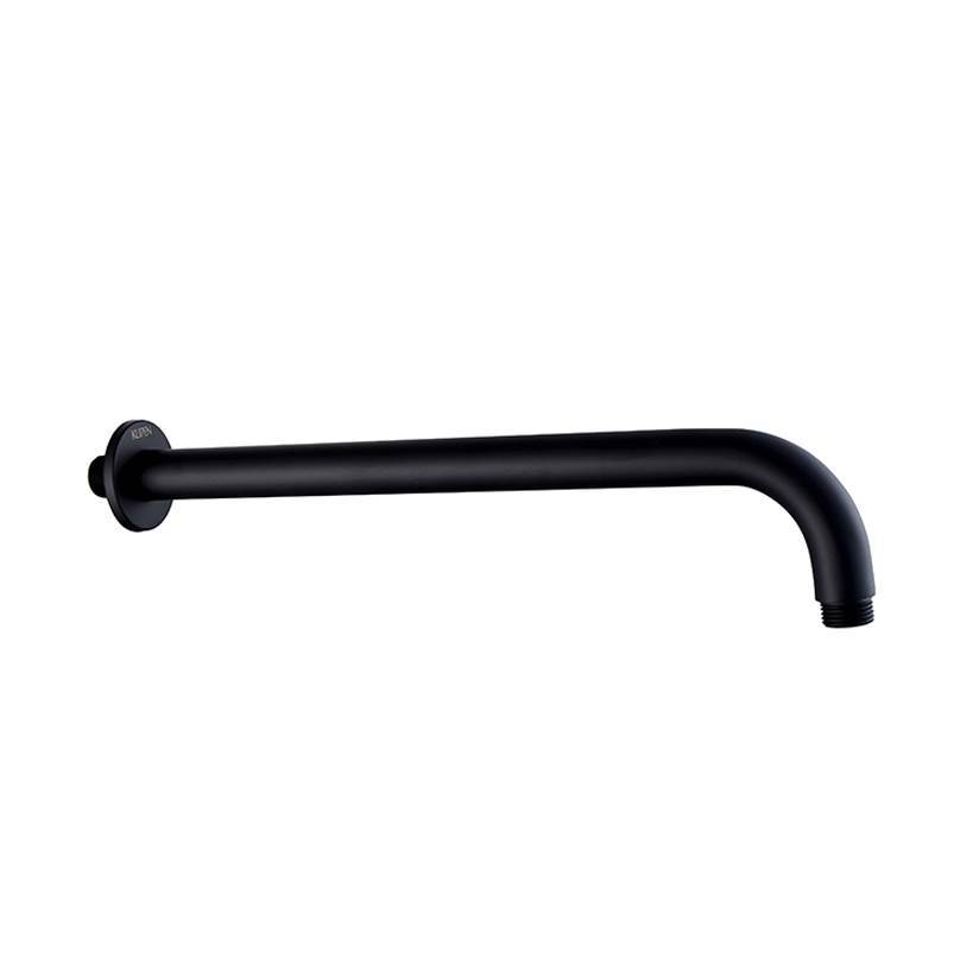 BRAZO REGADERA A PARED LOFT NEGRO 33.8CM