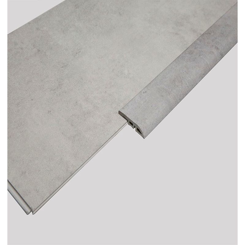 Perfil unión madera PVC gris medio antigolpes – Simbacamper