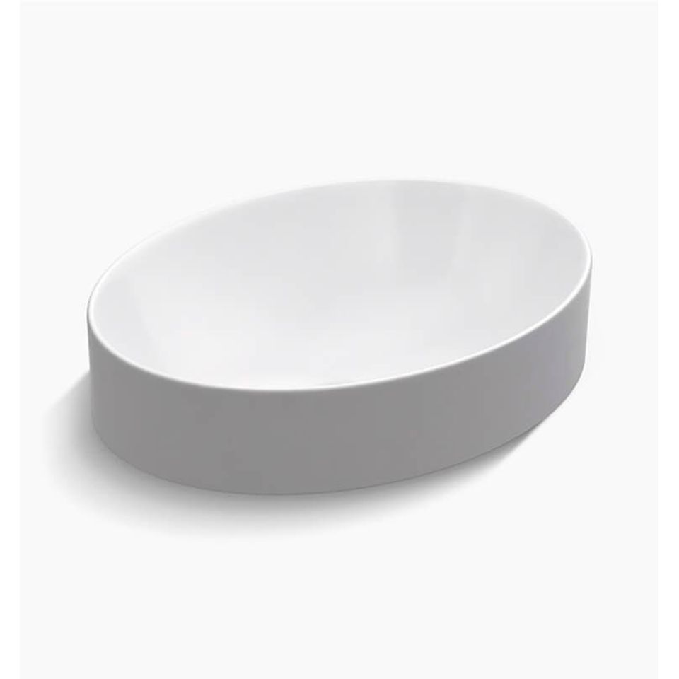 LAVAMANOS VESSEL OVAL BLANCO 50CM EURO