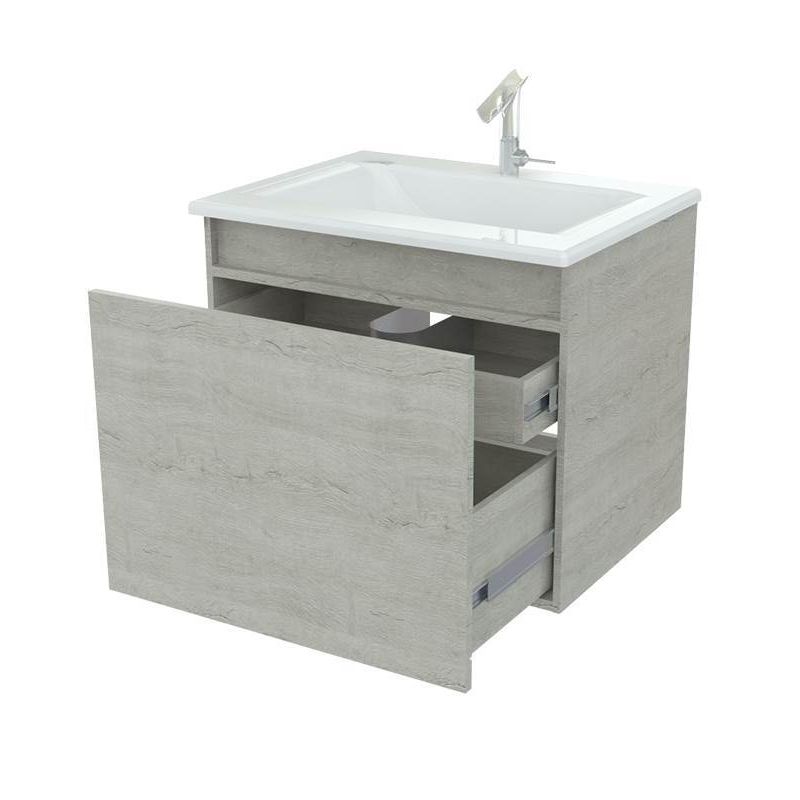 Mueble de lavabo de pie - LEVAN - ARRELART - de teca / clásico / sin puerta