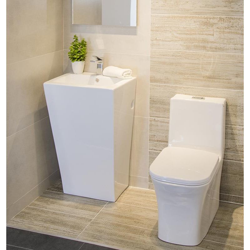 Paquete lavabo Arial y Sanitario WC-001 Espejo gratis