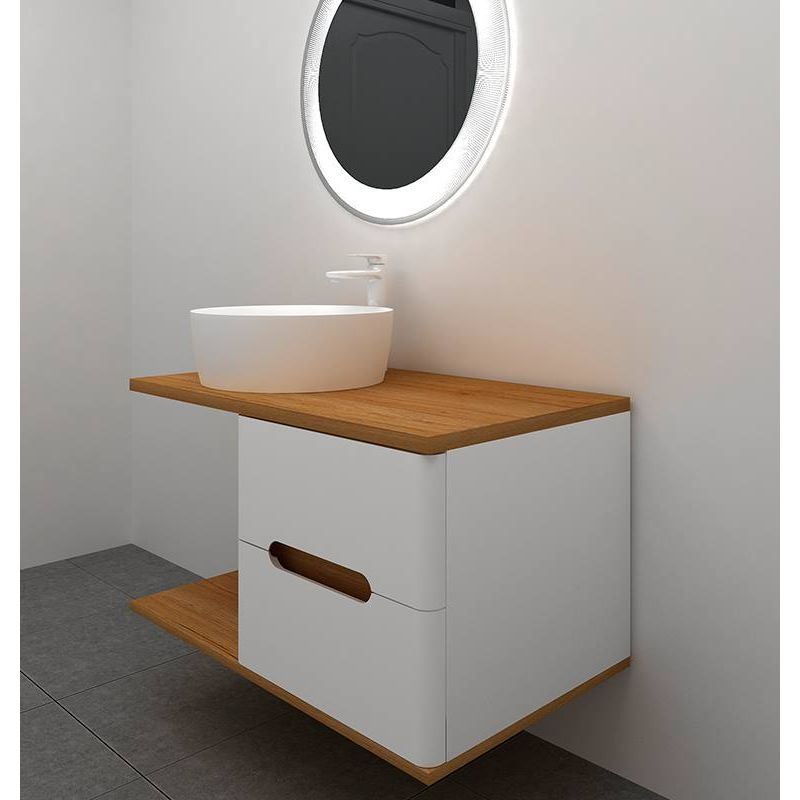 Mueble de Baño Blanco 150 cm Lavabo Incluido - Cecily