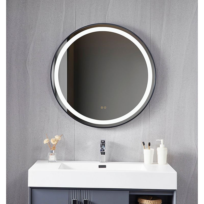 Espejo redondo 120 cm filo negro ORIO ⋆ La Casa de la Lámpara